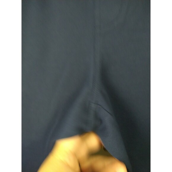 Belle By Kim Gravel Woman 10 Blue Flat Pants Pockets Gold Button Ankle... - Picture 4 of 8